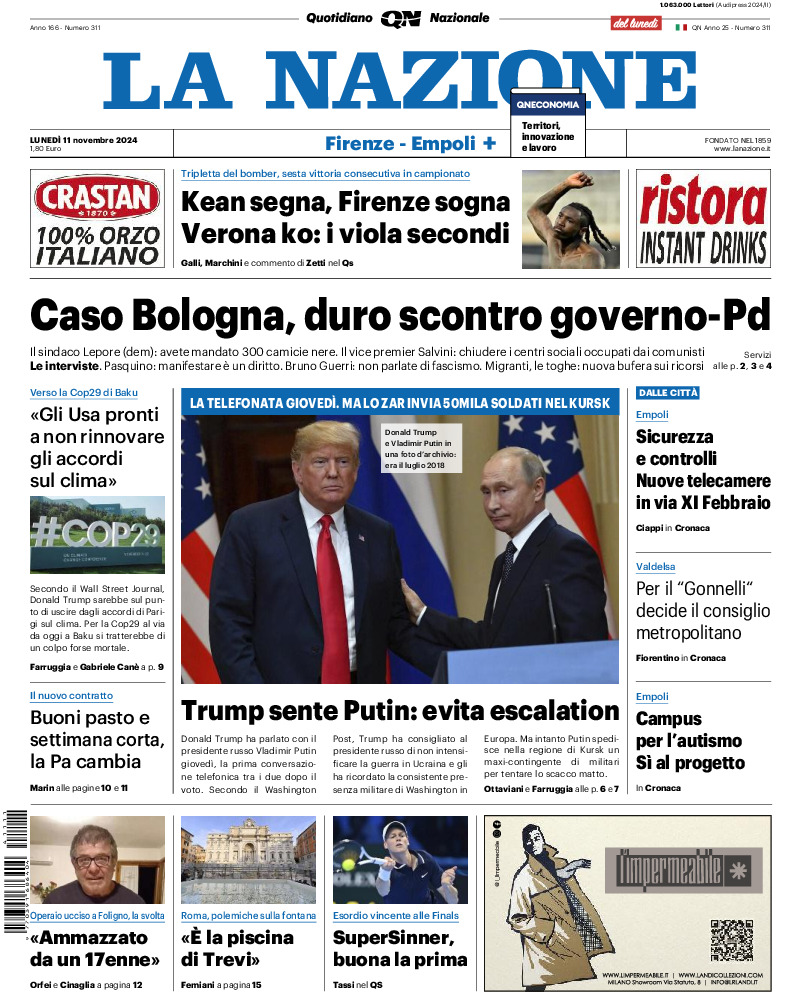 Prima-pagina-la nazione-edizione-di-oggi-20241111